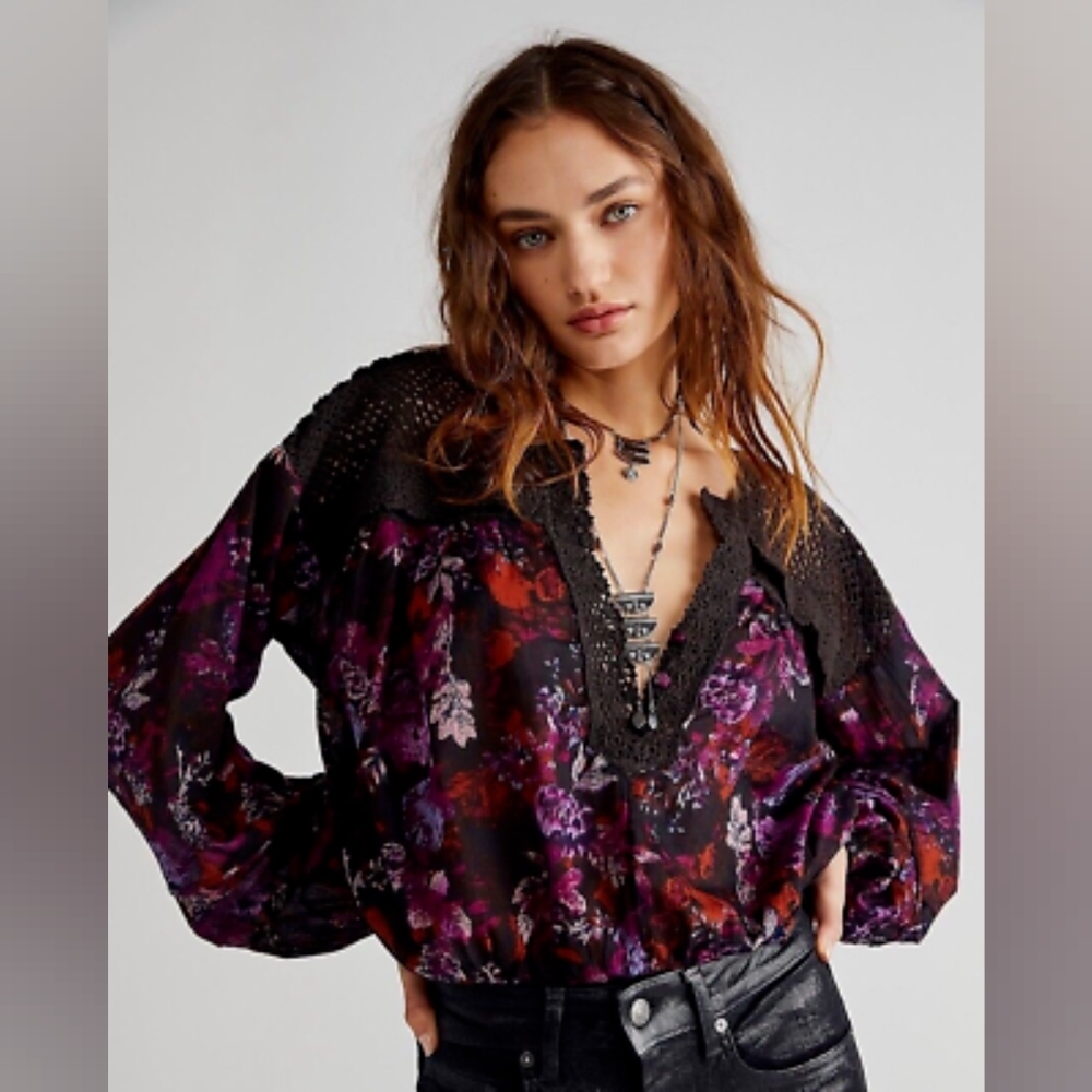 NWOT Free People Lulu May Bodysuit